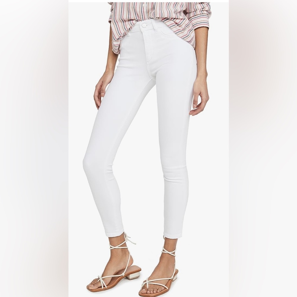 DL1961 white Florence ankle skinny Jean size 30 NWT